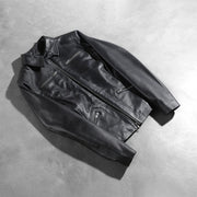 Tomachi Vermelho Blusão de Couro para Mulher – alternate product view 7