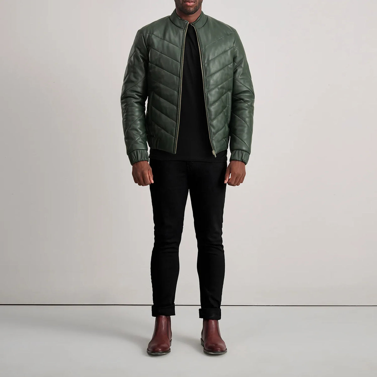 Travis Blusão de Couro para Homem – alternate product view 3