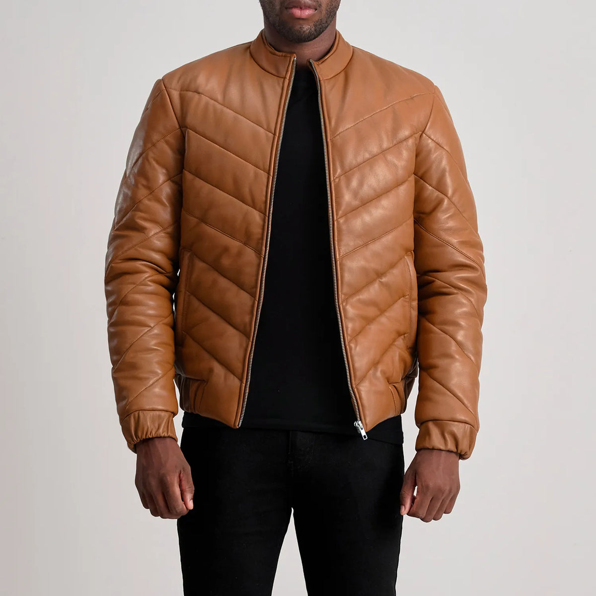 Travis Blusão de Couro para Homem – alternate product view 1