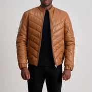 Travis Blusão de Couro para Homem – alternate product view 1
