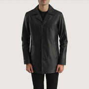 
Urban Slate Preto Casaco em Couro para Homem in Black Cowhide (Lt-071) Leather - Vista frontal e silhueta ajustada | Comprar online