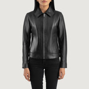
Vixen Classic Collar Jaqueta de Couro para Mulher – alternate product view 4