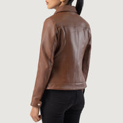 
Vixen Classic Collar Jaqueta de Couro para Mulher – alternate product view 5
