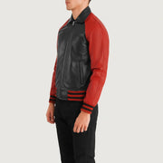 Walton Varsity Blusão de Couro para Homem – alternate product view 2