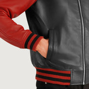Walton Varsity Blusão de Couro para Homem – alternate product view 6