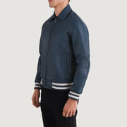 Walton Varsity Blusão de Couro para Homem – alternate product view 2