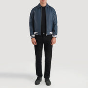 Walton Varsity Blusão de Couro para Homem – alternate product view 4