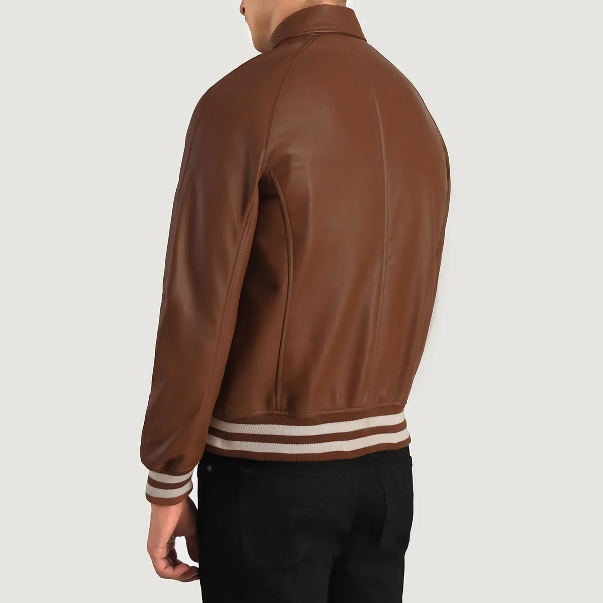 Walton Varsity Blusão de Couro para Homem – alternate product view 5
