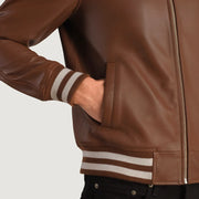 Walton Varsity Blusão de Couro para Homem – alternate product view 6