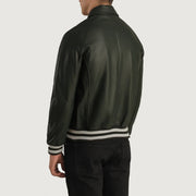 Walton Varsity Blusão de Couro para Homem – alternate product view 5