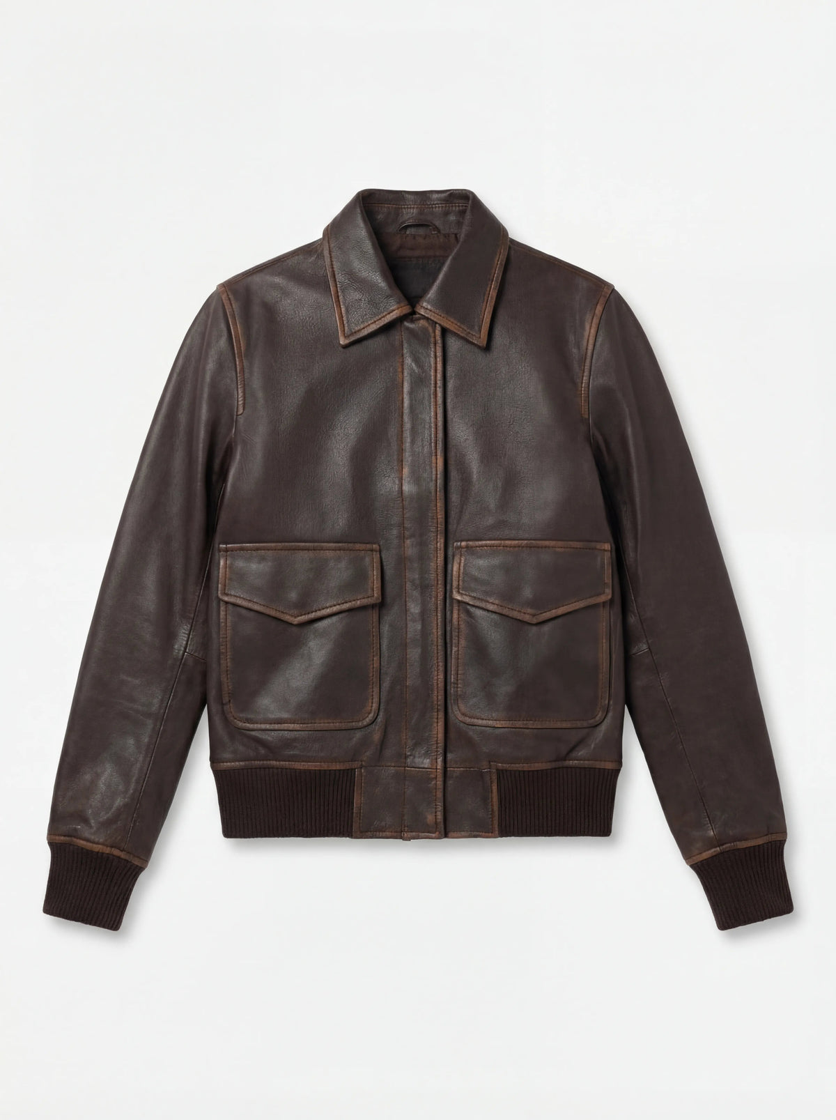 
Westa A-2 Jaqueta Bomber de Couro para Mulher – alternate product view 4