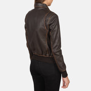 
Westa A-2 Jaqueta Bomber de Couro para Mulher – alternate product view 6