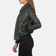 
Westa A-2 Jaqueta Bomber de Couro para Mulher – alternate product view 2