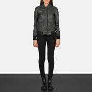 
Westa A-2 Jaqueta Bomber de Couro para Mulher – alternate product view 3