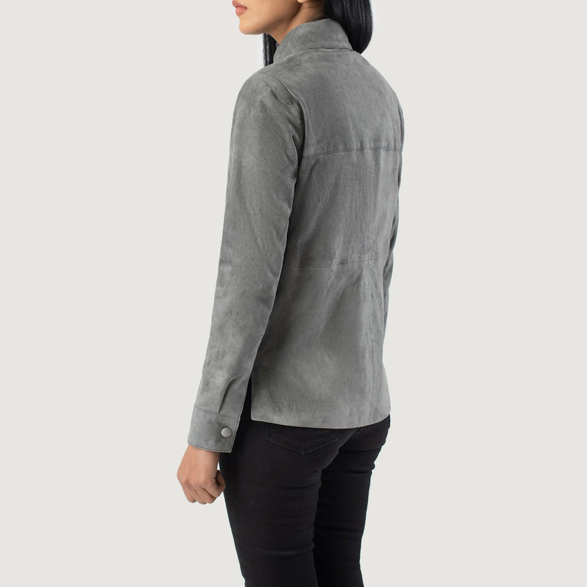 Zenith Shirt Blusão de Couro para Mulher – alternate product view 5
