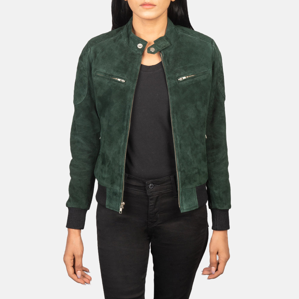 
Zenna Jaqueta Bomber de Couro para Mulher – alternate product view 1