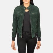 
Zenna Jaqueta Bomber de Couro para Mulher – alternate product view 1