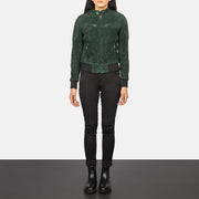 
Zenna Jaqueta Bomber de Couro para Mulher – alternate product view 3
