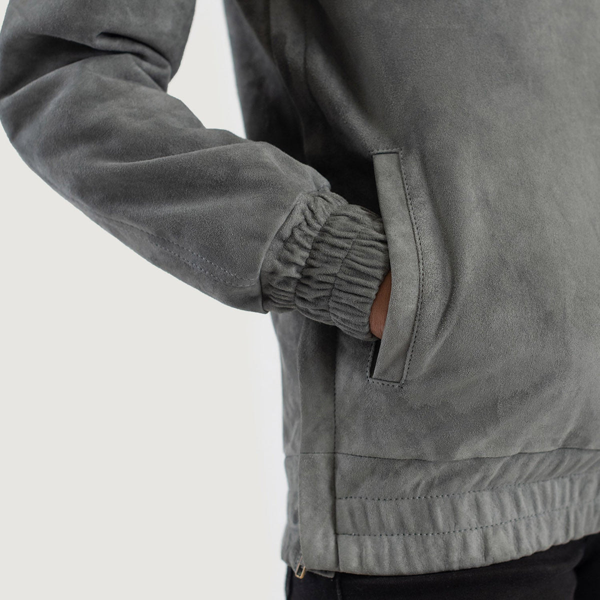Zest Hooded Pullover Blusão de Couro para Mulher – alternate product view 6